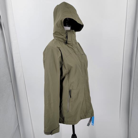 Columbia Jacket Womens Medium Stone Green Bugaboo II Fleece Interchange Jacket - Picture 9 of 16